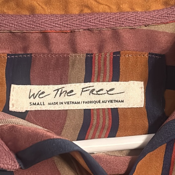 We The Free/ Free People Striped oversized Shirt - Picture 5 of 6